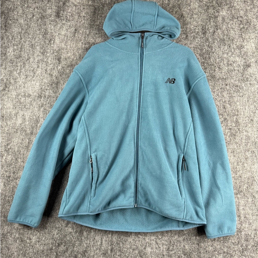 New Balance Blue Zip-Up Hoodie